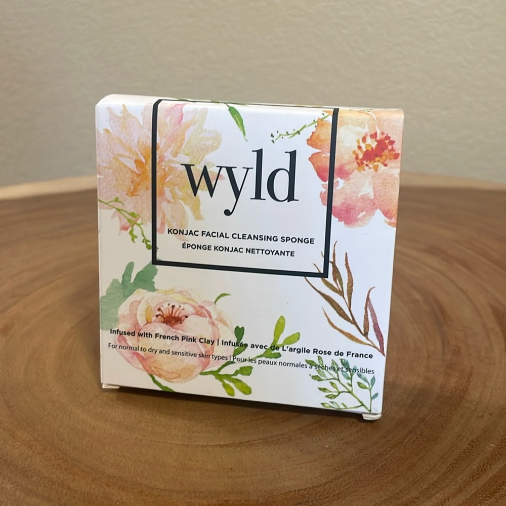 wyld konjac facial cleansing sponge